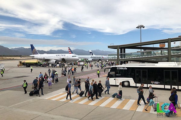 Los Cabos Airport Arrivals Exiting Aircraft