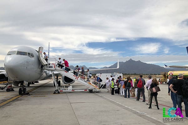 Los Cabos Airport Departure Plane Boarding